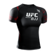 Hayabusa Rashguard UFC BJJ Dames Short Sleeve Zwart/Rood