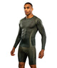 Venum Stealth Rashguard Long Sleeve Khaki/Groen