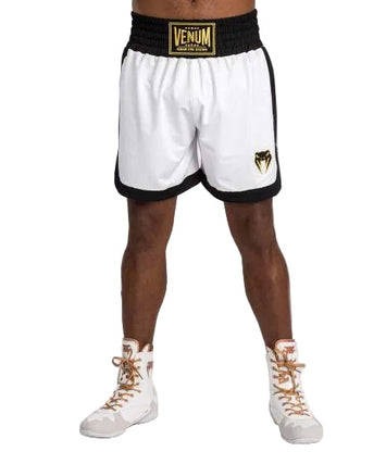 Venum Classic Boxing shorts White/Black