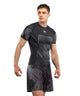 Venum Midnight Fury Short Sleeve Rashguard Black/Grey/Silver
