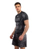 Venum Midnight Fury Short Sleeve Rashguard Black/Grey/Silver