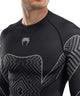 Venum Midnight Fury Long Sleeve Rashguard Black/Grey/Silver