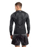 Venum Midnight Fury Long Sleeve Rashguard Black/Grey/Silver