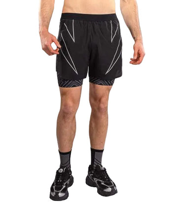 Venum Midnight Fury Training Shorts Black/Grey/Silver