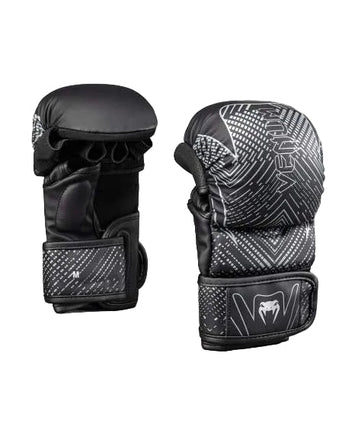 Venum Midnight Fury MMA Gloves Black/Grey/Silver