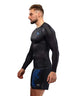 Venum Thunder Dragon Long Sleeve Rashguard Black/Royal Blue