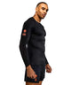 Venum Thunder Dragon Long Sleeve Rashguard Black/Grey/Copper