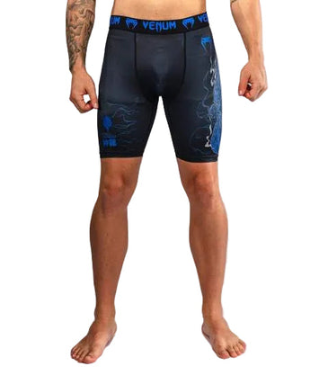 Venum Thunder Dragon Vale Tudo Shorts Black/Royal Blue