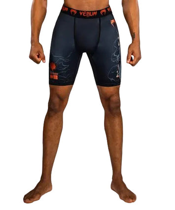Venum Thunder Dragon Vale Tudo Shorts Black/Grey/Copper