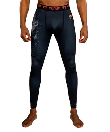Venum Thunder Dragon Spats Zwart/Grijs/Koper