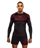 Venum Spectre Long Sleeve Rashguard Black/Red