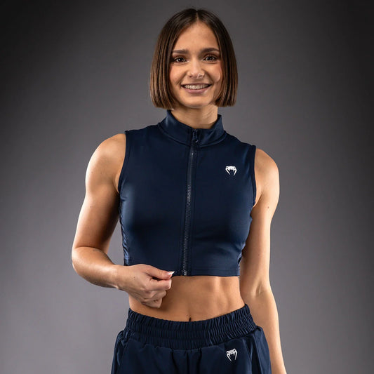 Venum Crop Top Sculpt Shape Navy Blauw
