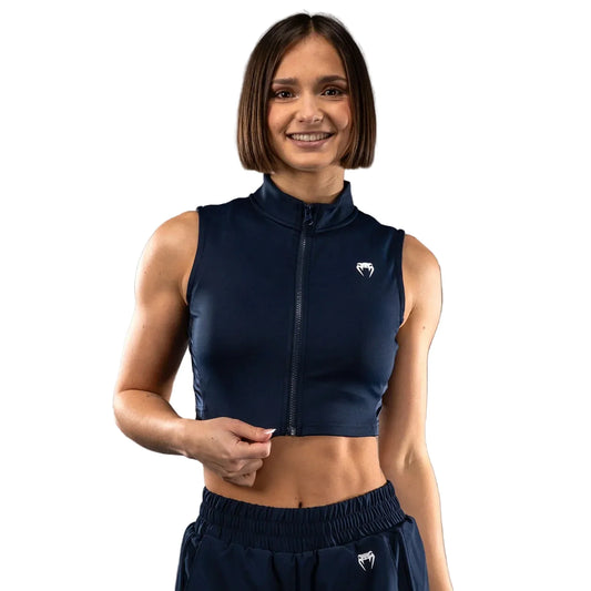 Venum Crop Top Sculpt Shape Navy Blauw