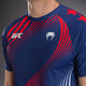 Venum X UFC Officiële Freedom 250 Venum Authentic Fight Night Shirt Blauw