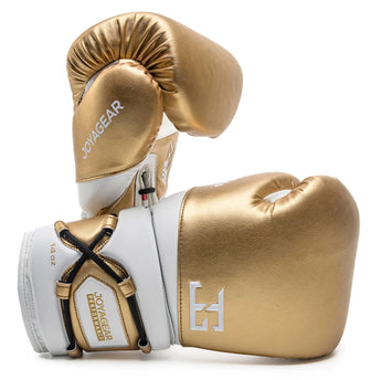 Joya Bokshandschoenen Performance Veters Wit/Goud
