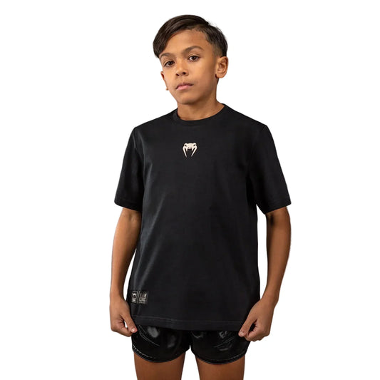 Venum Fight Icon Kids T-shirt Zwart