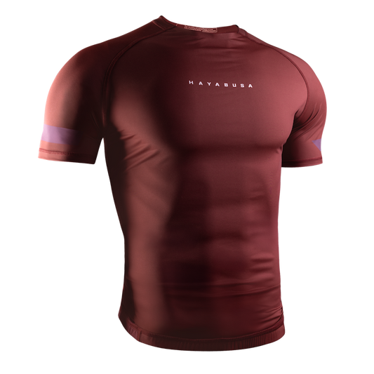 Hayabusa Rashguard Core Short Sleeve Rood