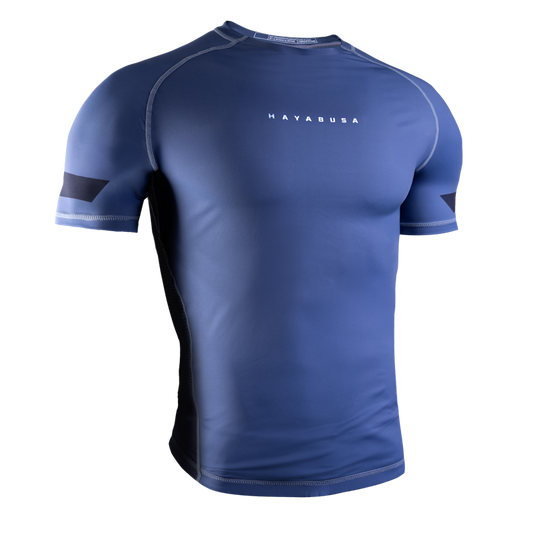 Hayabusa Rashguard Core Short Sleeve Blauw