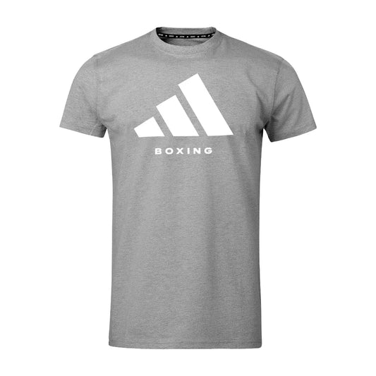 Adidas Community T-Shirt Boxing Grijs/Wit