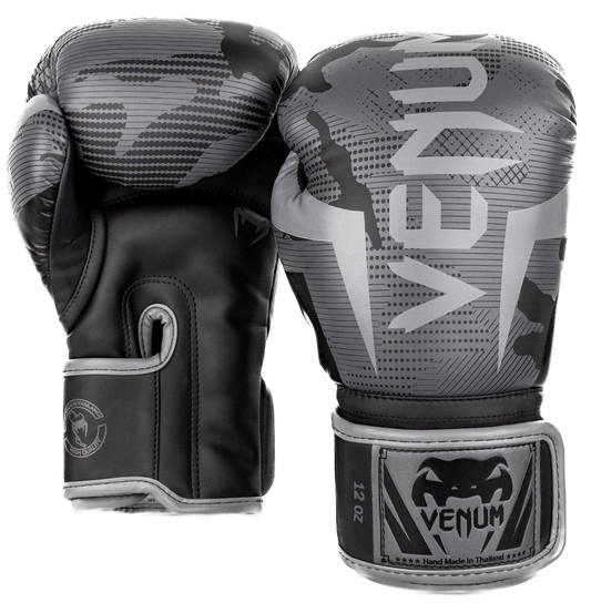 Venum Bokshandschoenen ELITE BLACK DARK/CAMO