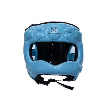 Hit N Move Hoofdbeschermer Face Saver Lichtblauw