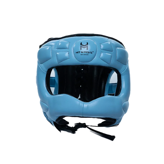 Hit N Move Hoofdbeschermer Face Saver Lichtblauw