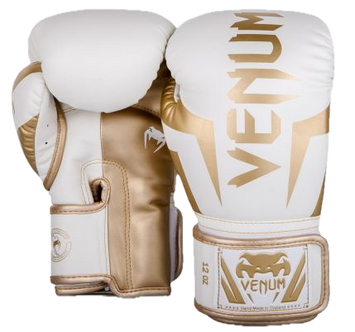 Venum Bokshandschoenen Elite Wit/Goud