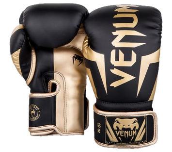 Venum Bokshandschoenen Elite Zwart/Goud