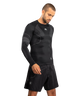 Venum Rashguard Nexus Lange Mouw Zwart/Zilver