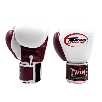 Twins Bokshandschoenen BGVL 3 White/Maroon