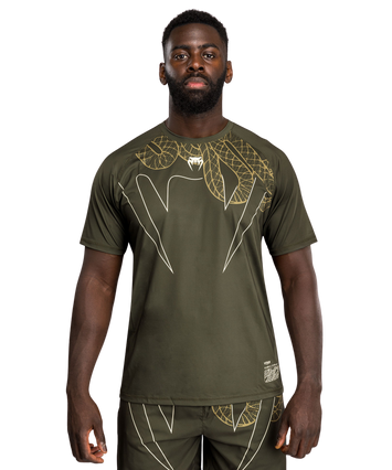 Venum Serpenti Dry Tech T-shirt Khaki/Brons/Ivoor