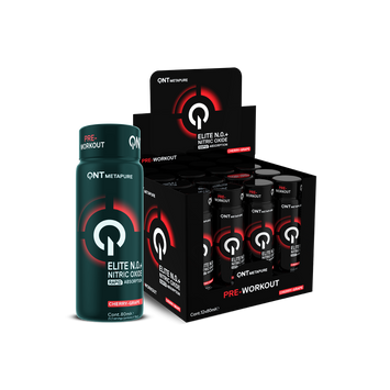 QNT ELITE NO+ PRE-WORKOUT CHERRY-GRAPE 12 X 80 ML