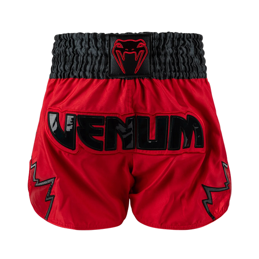 Venum Kickboksshort Inferno Red/Charcol Grey/Black
