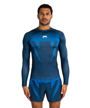 Venum Rashguard No Gi Long Sleeve Indigo