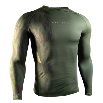 Hayabusa Rashguard Apex Long Sleeve Groen