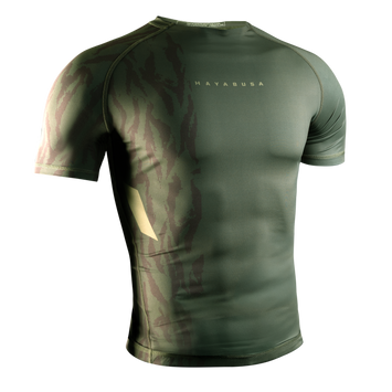 Hayabusa Rashguard Apex Short Sleeve Groen