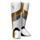 Hayabusa Scheenbeschermers T3 Full Back Wit/Goud
