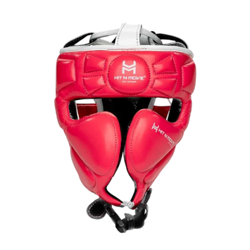 Hit N Move Hoofdbeschermer Air Armor Wit/Rood