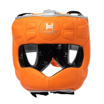Hit N Move Hoofdbeschermer Face Saver Oranje