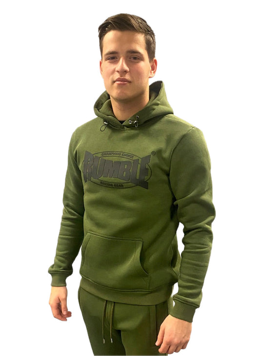 Rumble Hoodie Khaki/Zwart