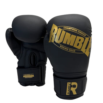 Rumble Bokshandschoenen PU Beginner 2.0 Zwart/Goud