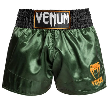 Venum Kickboksshort Classic Khaki/Zwart/Oranje