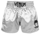 Kickboksshort Venum Classic Silver/Black