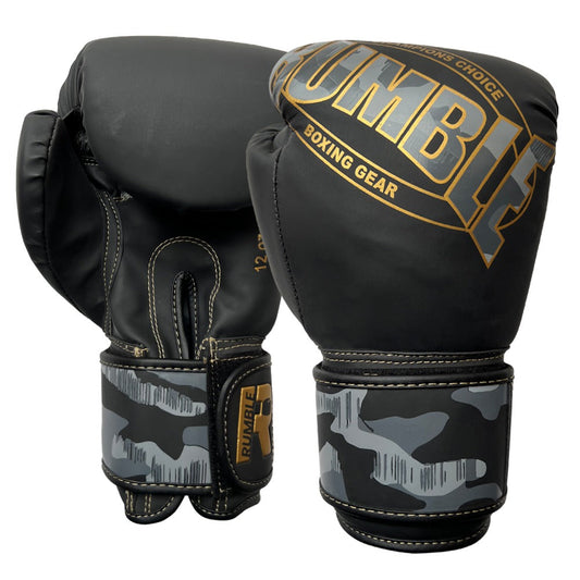 Rumble Bokshandschoenen Kids Camo Black/Gold