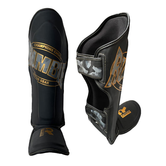 Rumble Scheenbeschermers Kids Camo Black/Gold Junior