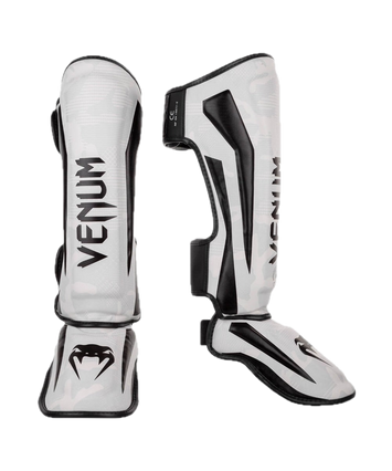 Venum Scheenbeschermers Elite White-Camo