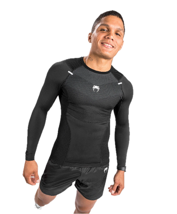 Venum Rashguard Biomecha Long Sleeve Black/Grey
