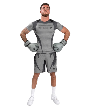 Venum Rashguard Stone Short Sleeve Mineral Green