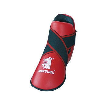 Matsuru Voetbeschermers Kick Taekwondo Zwart Rood