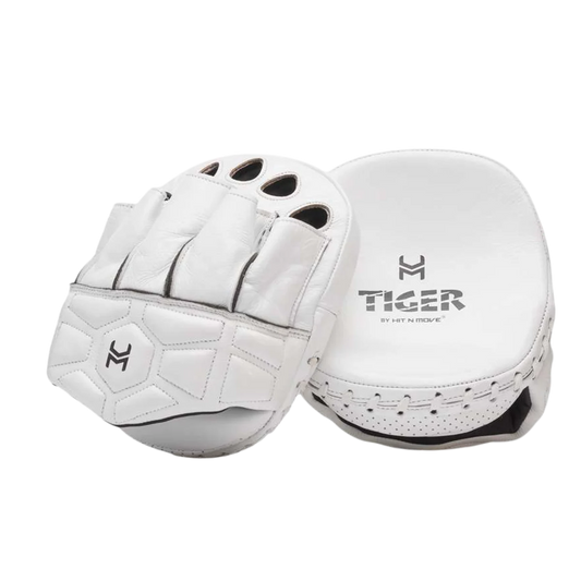 Hit N Move SuperMini Tiger Mitts Wit